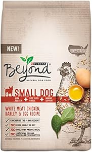 Purina Beyond Natural Dry Dog Food, Small Dog Blend, White Meat Chicken, Barley and Egg Recipe, 14.5-Pound Bag, Pack of 1