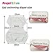Swim Diaper, Angel Love 2Pcs Pack One Size Fit All Washable and Reusable Swimming Diaper, Adjustable & Stylish Fits for Baby (SW11YA104)