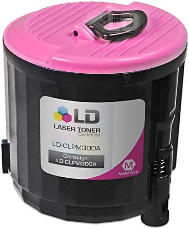 LD © 4inkjets' Replacement CLP-M300A Magenta Laser Toner Cartridge for use in Samsung CLP-300, CLX-2160 &amp; CLX-3160 Printers