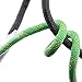 Syiswei Rock Climbing Rope 12MM, Upgraded Coating Carabiners Clips(10m,32ft)(20m,65ft) (30m,98ft) Static Outdoor Climbing Rope, Safety Rope Tree Swing Climbing Equipment Parachute Rope (Black, 20)