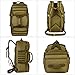 Huntvp 60L Tactical Military Backpack Gear Sport Outdoor Assault Pack Rucksack Bag For Hunting Camping Trekking Travel,Black