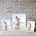 LaVie Home 4x6 Picture Frames (6 Pack, White) Simple Designed Photo Frame with High Definition Glass for Wall Mount & Table Top Display, Set of 6 Classic Collection