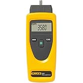 Fluke 931 Tachometer Meter | Non-Contact Optical Measurement, Contact Measurement, 1 to 99,999 RPM Range, Includes Reflective Tape &amp; Accessories
