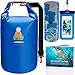 Lazy Monk Dry Bags Waterproof | Water Proof Bag Backpack | Best Kayak & Travel Sack Accessories with Phone Case Kayaking Fishing Proof Ski Swimming River Trip Float Short Tubing Surf