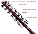 PERFEHAIR Small Mini Round Hair Brush Nylon Bristles, Short Hair Blow Drying Styling Roll Hairbrush