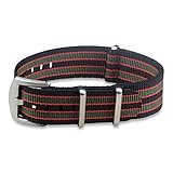BluShark - The Original Premium Nylon Watch Strap - Multiple Sizes and Styles - 20mm Vintage Bond Premium Buckle