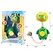 iPlay, iLearn Sunflower Water Spout, Fountain, Spraying Baby Bath Toy, Shower & Bathtub, Kids Bath Time Game, Swimming Pool, Birthday Gift for 2, 3, 4, 5 Years, Toddlers, Boys & Girls (red)