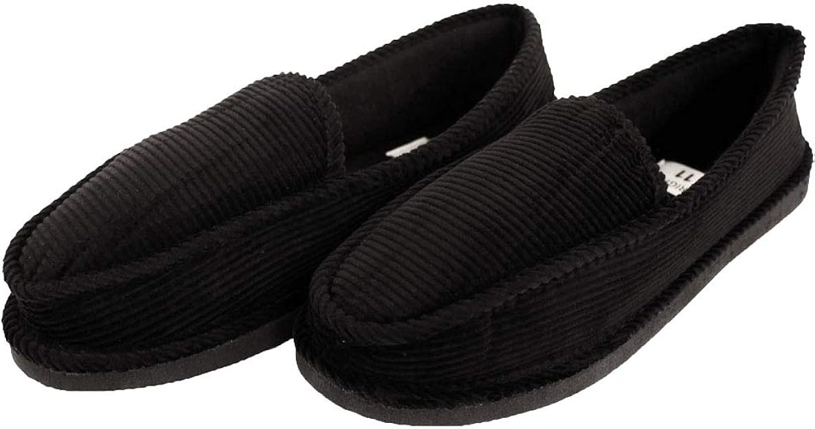Bright Men's Comfort Casual Corduroy House Shoes Slippers
