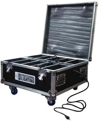 Charging Flight Case for LED Wireless Battery Lights - Holds 10 Fixtures