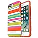 OTTERBOX Symmetry Series Case for iPhone 8 Plus & iPhone 7 Plus (ONLY) - Retail Packaging - Beach LINE (Aqua Mint/Mango Tango/Trefle Stripe)