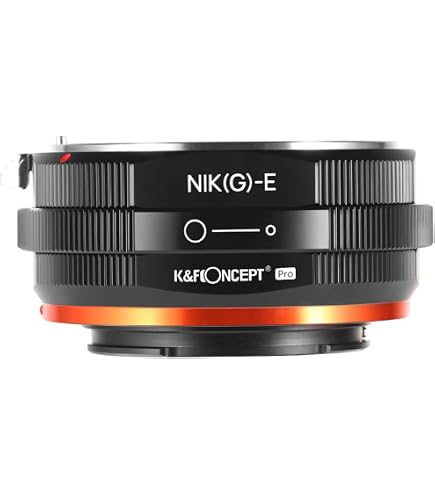 Amazon.com : Fotasy NG Lens to E Mount Adapter, Nikkor F Mount G