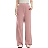SUUKSESS Women Casual Wide Leg Pants 2025 High Waisted Lounge Work Pant with Pockets