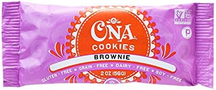 Brownie Cookies by Ona, Paleo, Gluten Free, Dairy Free, Honey Sweetened Healthy Treats (12 Pack)
