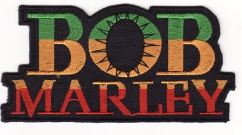 1 X BOB MARLEY EMBROIDERED IRON ON PATCH B03