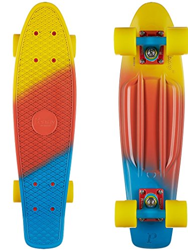 Penny Fade Complete Skateboard, Canary, 22"