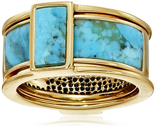 Barse Turquoise Two Piece Ring, Size 8