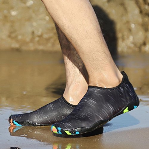 Sunshinehomely Women Men Water Shoes, SHY Quick-Dry Barefoot Men Women Yoga Surf Outdoor Water Sport Diving Swim Beach Snorkeling Socks (US:9.5 (43))