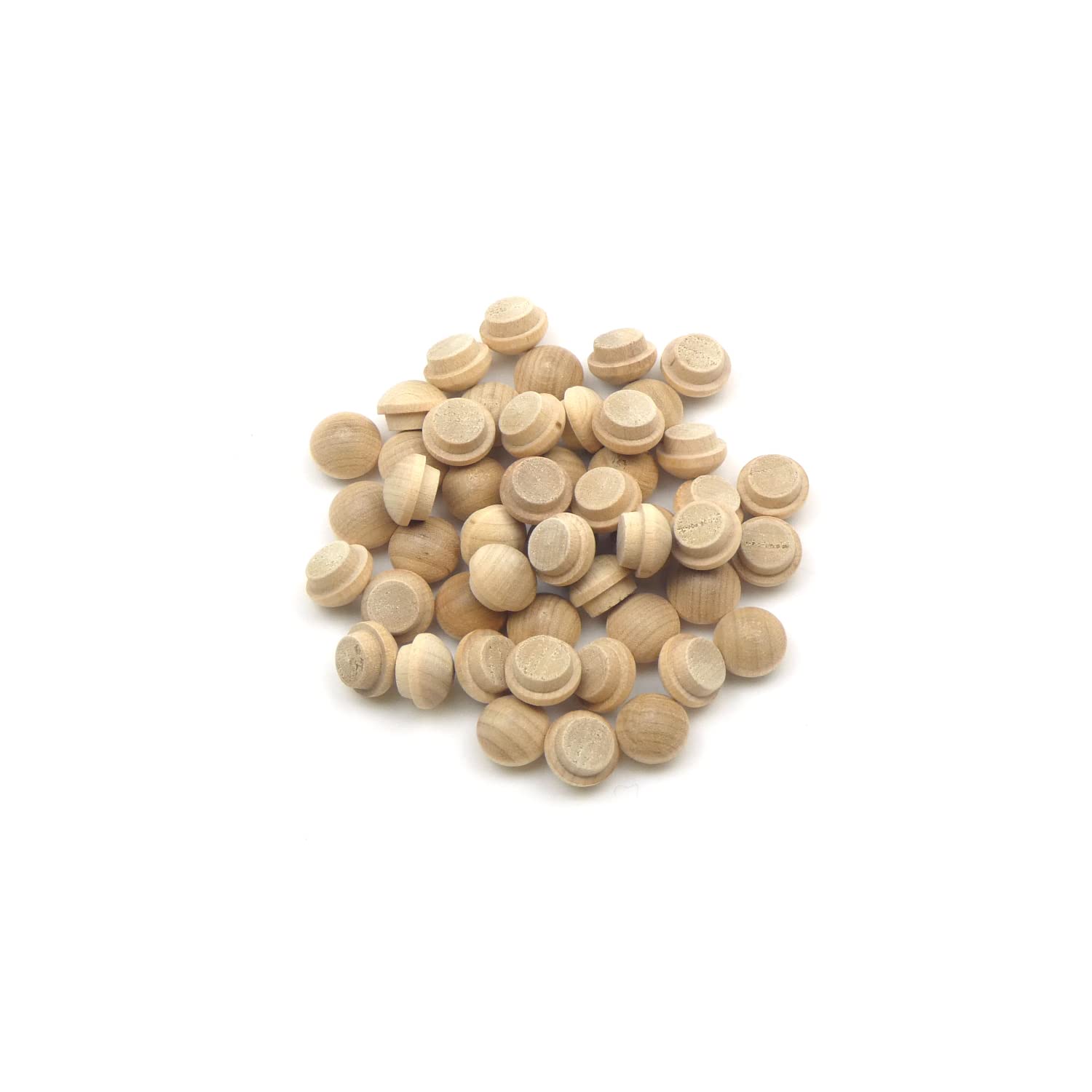 3/8" - 9.5mm Birch Mushroom Plug - Pack of 50