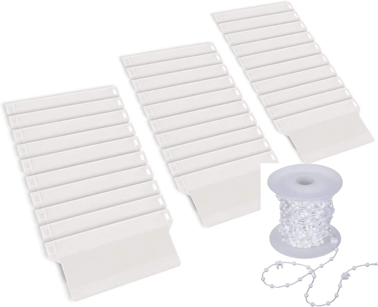 EveryHome Vertical Blind Set of 30 89mm Bottom Weights & 6m 89mm Bottom Chain - Replacement Spares Pack