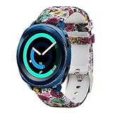 honecumi 20mm Universal Bands Compatible Samsung Gear Sport/Samsung Gear 2 Classic/Galaxy Watch 42mm/Garmi Vivoactive 3 Replacement Band Accessory for Men Women-Silicone Quick Release Wristband Strap
