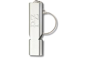 Potato Zone Emergency Whistle – Survival Keychain Whistle Emergency – 120db Loud Safety Whistle for Protection, Camping, Hiking, Sports, Dog Training – Portable Metal Whistle