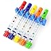 TOYMYTOY Kids Bath Toys Water Flutes Tub Tunes Musical Toys Set of 5