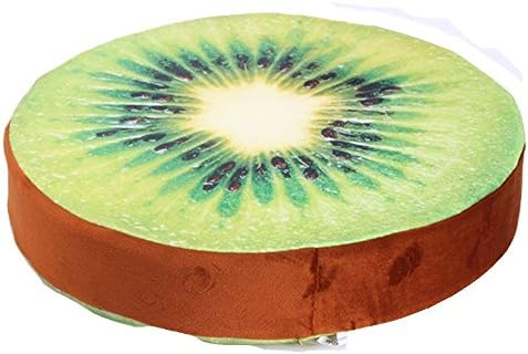 3D Kiwi Fruit Digital Print Comfort Foam Throw Pillow for Home Decoration Cushion