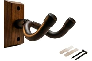 CANTUS Guitar Wall Mount Guitar Hanger 1 Packs for Electric Acoustic Guitar Ukulele Bass