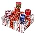 6 Pack Christmas Ribbon; Wire Edge Ribbon of 3 Yards Each; 2 1/2