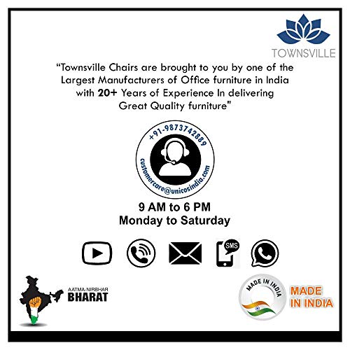 Townsville Osaka Leatherette High Back Office Chair (Brown) 1Minute