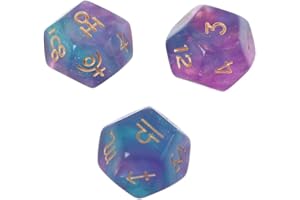 12 Sides Astrology Dice Game Entertainment Accessories Board Game Dice Set for Divination