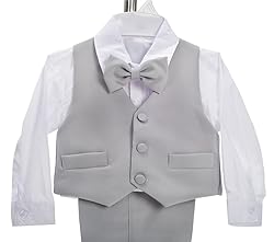 Dressy Daisy Kids Boy' 5 Pcs Set Formal Tuxedo