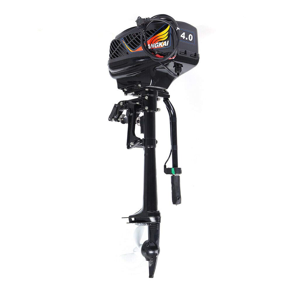 Buy HANGKAI Outboard Motor, 4HP 1000W Electric Outboard Motor Inflatable Boat Engine Propeller