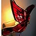BANBERRY DESIGNS Decorative Cardinal Night Light - Bright Red Stained Glass - Nature Themed Home décor - Perfect for Any Room in The House