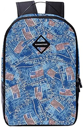 CaTiger 2016 New Style National Flag Printed Backpack,Supreme Teens School Bag Travel Backpack (A7)