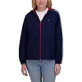 Tommy Hilfiger Women&rsquo;s Windbreaker Jacket, Lightweight Hooded