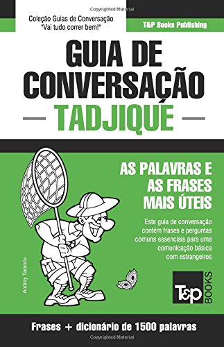 Livro Guia de Conversacao Portugues Tadjique E Dicionario Conciso 1500 Palavras