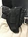Nylon Gun Holster fits S&W Smith & Wesson M&P 380 Shield EZ Gun Slinger Holster Black Nylon Ambidextrous Use Left or Right Hand Built in Magazine Holder Adjustable Retention Strap