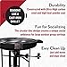 FIREDISC Original 380 Tall Outdoor Portable Propane Cooker in Jet Black TCGFD22HRB, Camping Stove and Grill, Single Burner Tailgate Essential