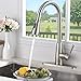 SHACO Stainless Steel Pull Down Sprayer Kitchen Faucet, Kitchen Sink Faucet With Deck Plate