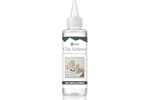 Premium Polymer Clay Softener – Revive Hardened Clay, Enhances Flexibility & Adhesion, Adds Shine After Baking, Ideal for Cer