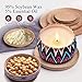 YMING Scented Candles 4 Pack Gift Set, 100% Natural Soy Wax 4.4 Oz Portable Travel Tin Candles for Stress Relief and Aromatherapythumb 2