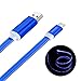Compatible with iPhone Charger Cable, Acode EL Light Neon LED Flashlight High Speed 3ft Charging Cord Visible Flowing Light Glow in The Dark Tangle-Free Flat Data Cable