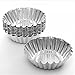 TXIN 20 Pack Egg Tart Aluminum Cupcake Cake Cookie Mold Pudding Mould Tin Baking Tool(L)