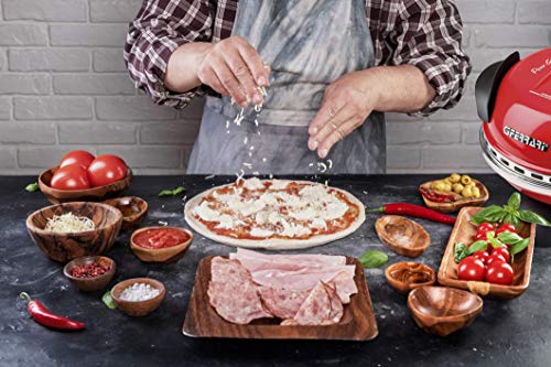 G3Ferrari G10006 - Pizza Express Delizia Pizzamaker, 1200 W,31.6 x 31.6 x 25 cm,Rood - Afbeelding 4