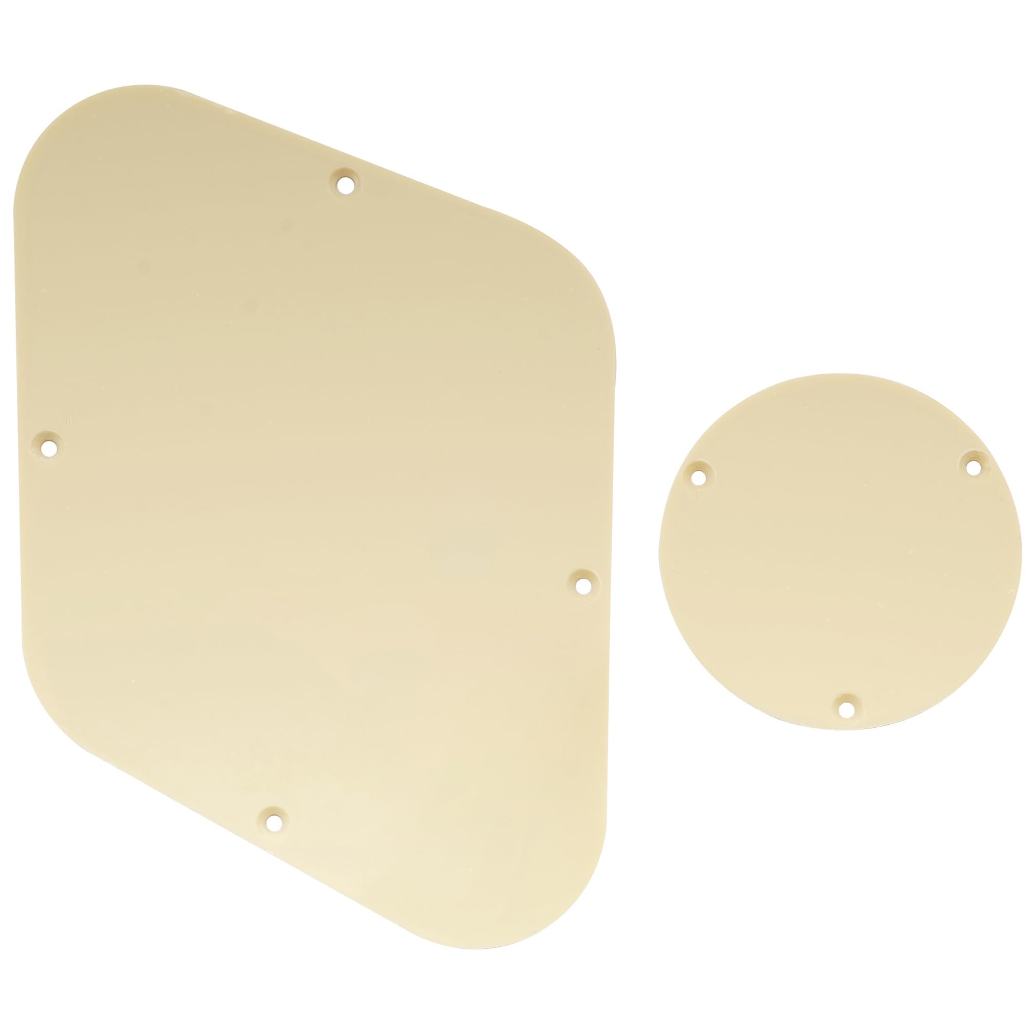 Musiclily LP Control Back Plate and Rear Toggle Switch Cover Set for USA Les Paul Electric Guitar, 1Ply Cream โ image 1