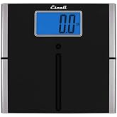 Escali Ultra Slim Easy Read Digital Bathroom Scale for Body Weight with Extra Large Display and High Capacity of 440 lb, Batteries Included