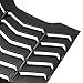 Danti Matte Black Rear Window Louvers Sun Shade Cover in GT Lambo Style Fit For Ford Mustang 2015 2016 2017 2018 2019 2020