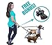 SavvyLeash Dual Double Dog Leash Tangle Free with Foam Handle - Strength Tested for Walking and Training 2 Dogs Includes a Bonus Poop Bag Dispenser Black