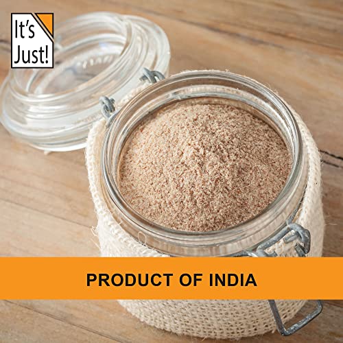 It's Just! - Psyllium Husk Powder, GLP-1 Friendly, Easy Mixing Dietary Fiber, Cleanse Your Digestive System, Finely Ground Powder, Ideal for Keto Baking, Non-GMO (Unflavored, 10oz (Pack of 1))